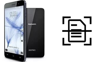 Dokument auf einem Karbonn Titanium Mach Two S360 scannen