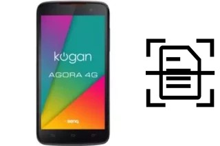 Dokument auf einem Kogan Agora 4G scannen