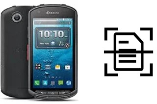 Dokument auf einem Kyocera DuraForce scannen