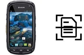 Dokument auf einem Kyocera Torque E6710 scannen