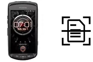 Dokument auf einem Kyocera Torque KC-S701 scannen