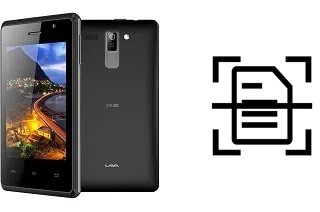 Dokument auf einem Lava Iris 325 Style scannen