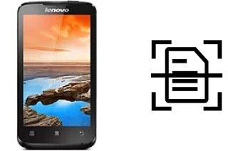 Dokument auf einem Lenovo A316i scannen