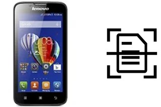 Dokument auf einem Lenovo A328 scannen