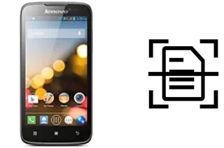 Dokument auf einem Lenovo A516 scannen