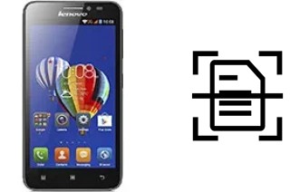 Dokument auf einem Lenovo A606 scannen