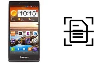 Dokument auf einem Lenovo A880 scannen