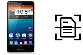 Dokument auf einem Lenovo A889 scannen