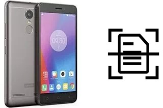 Dokument auf einem Lenovo K6 Power scannen