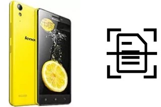 Dokument auf einem Lenovo K3 scannen