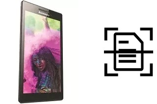 Dokument auf einem Lenovo Tab 2 A7-10 scannen