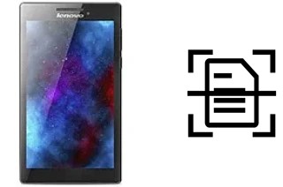 Dokument auf einem Lenovo Tab 2 A7-30 scannen