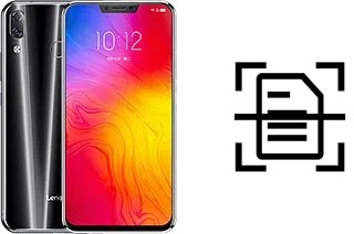 Dokument auf einem Lenovo Z5 scannen