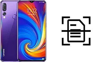 Dokument auf einem Lenovo Z5s scannen