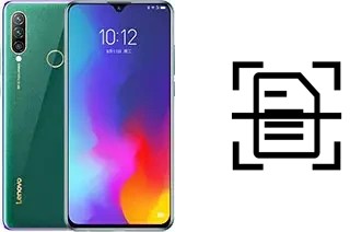 Dokument auf einem Lenovo K10 Plus scannen