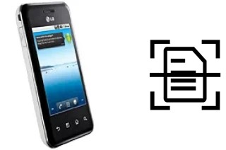 Dokument auf einem LG Optimus Chic E720 scannen