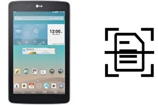 Dokument auf einem LG G Pad 7.0 LTE scannen