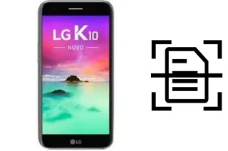 Dokument auf einem LG K10 Novo scannen