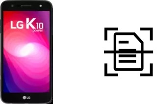 Dokument auf einem LG K10 Power scannen