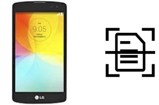 Dokument auf einem LG F60 scannen