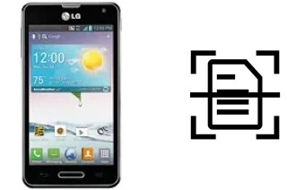 Dokument auf einem LG Optimus F3 scannen