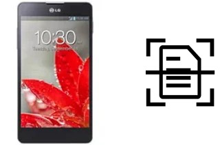 Dokument auf einem LG Optimus G E975 scannen