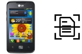 Dokument auf einem LG Optimus Hub E510 scannen