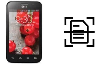 Dokument auf einem LG Optimus L4 II Dual E445 scannen