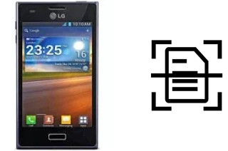 Dokument auf einem LG Optimus L5 E610 scannen