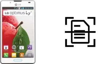 Dokument auf einem LG Optimus L7 II Dual scannen