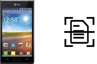 Dokument auf einem LG Optimus L7 scannen