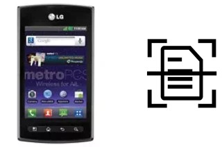 Dokument auf einem LG Optimus M+ MS695 scannen