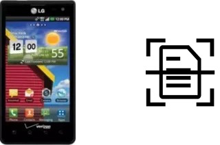 Dokument auf einem LG Optimus Zone scannen