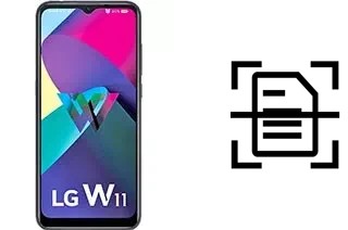 Dokument auf einem LG W11 scannen