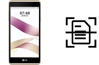 Dokument auf einem LG X Skin scannen