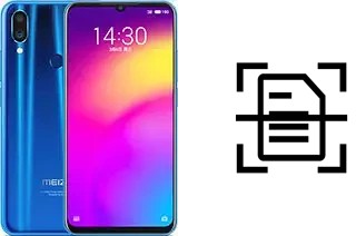 Dokument auf einem Meizu Note 9 scannen