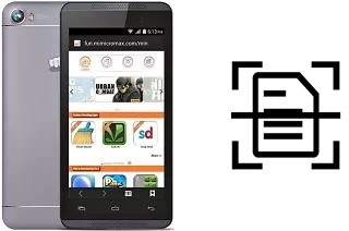 Dokument auf einem Micromax Canvas Fire 4 A107 scannen