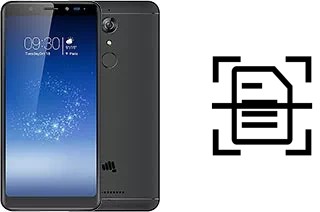 Dokument auf einem Micromax Canvas Infinity scannen