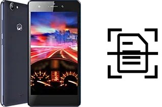 Dokument auf einem Micromax Canvas Nitro 3 E352 scannen