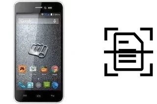 Dokument auf einem Micromax Canvas Pep Q371 scannen