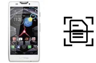 Dokument auf einem Motorola DROID RAZR HD scannen