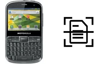 Dokument auf einem Motorola Defy Pro XT560 scannen