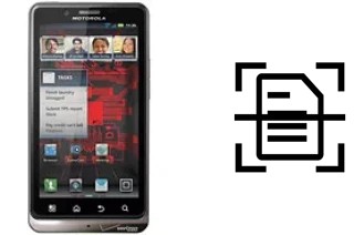 Dokument auf einem Motorola DROID BIONIC XT875 scannen