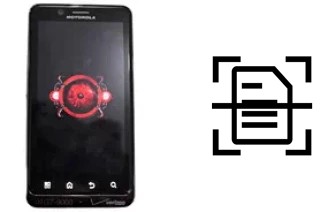 Dokument auf einem Motorola Droid Bionic Targa scannen