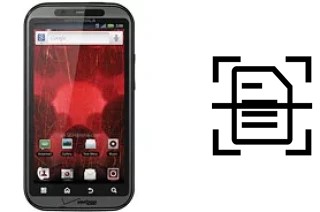 Dokument auf einem Motorola DROID BIONIC XT865 scannen