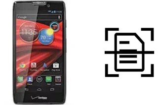 Dokument auf einem Motorola DROID RAZR MAXX HD scannen