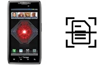 Dokument auf einem Motorola DROID RAZR MAXX scannen