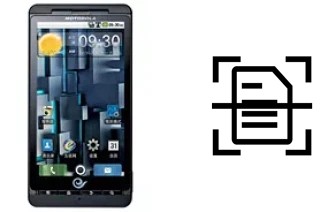 Dokument auf einem Motorola DROID X ME811 scannen