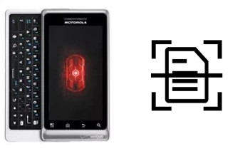 Dokument auf einem Motorola DROID 2 Global scannen