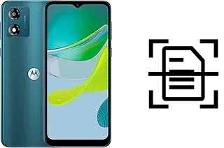 Dokument auf einem Motorola Moto E13 scannen